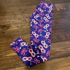 LuLaRoe OS Mardi Gras Leggings